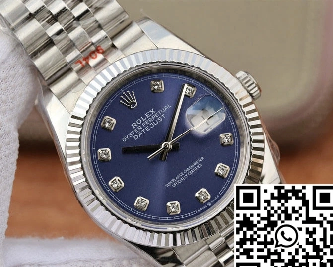 Datejust Rolex Blue Dial Factory M126234-0037 GM 1117